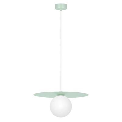 Hanging Lamp with Mint Disc Shade Ø25cm ROBIN 1xG9 10W K-5451 Kaja