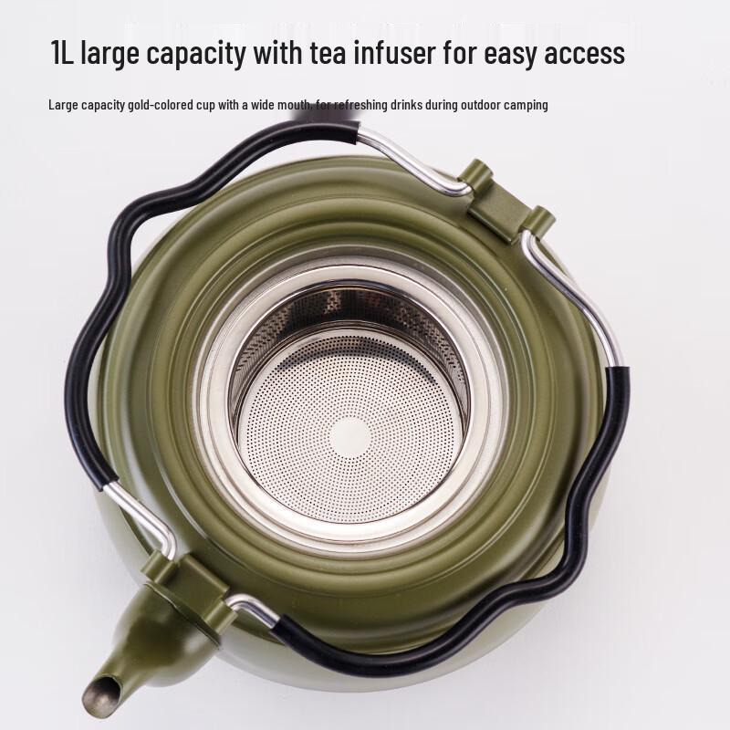 JunKaiWei Outdoor Camping Teapot Kettle