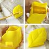 1pcs Portable Travel Silicone Water Cup Personalized Maple Leaf Shape Outdoor Washing Cup Toothbrush Holder Lid Mouth Cup