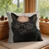 Abstrakte Hässliche Tiere Lustige Niedliche Kissenhülle Quadratisch Kurzer Plüsch Kissenbezug Wohnzimmer Sofa Heimdeko Funda X