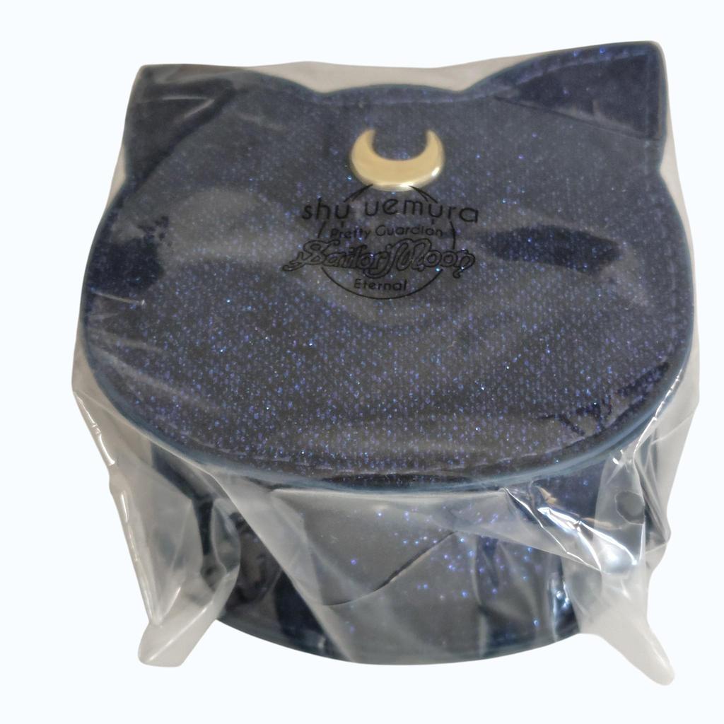Sailor Moon X Shu Uemura Eternal Limited Edition Luna Pouch Japan Exclusive Cosmetic Case Cat Design New Rare Collectible Accessory Gift Bag