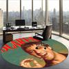 Scarface (14) Round Office Rug Decorative Floor Rug for Office Bedroom Living Room and Home Space
