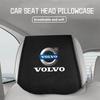 Car Logo Headrest Cover Seat Head Pillow Neck Headrest Cover For Volvo V40 V60 C30 C70 S60 S80 S90 XC40 XC60 XC70 XC90 T6