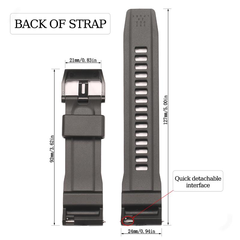 Resin Strap Suitable for Casio GA2200 GA-2200 GA2000 Watch Band PRG600 PRW6600 Wristband