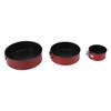 3Pcs Cake Pan Set Food Grade Thick Carbon Steel Prevent Sticking Round Honeycomb Springform Baking
