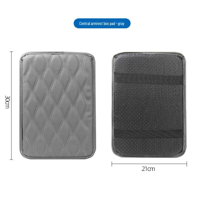 Armlehnenpolster fürs Auto – Verdicktes Armlehnenpolster aus Memory-Schaumstoffleder für die universelle Mittelkonsole, erhöhtes Ellbogenpolster