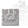 RG 1/144 RX-78-2 Gundam Ver. 2.0 Modification Parts (Stainless Steel Detail-Up Parts) [Parallel Import]