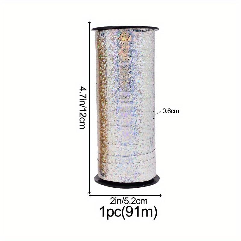 1pc 100 Yards Laser Ribbon Balloon Strings For Balloon Decoration, Back To School Valentine Day