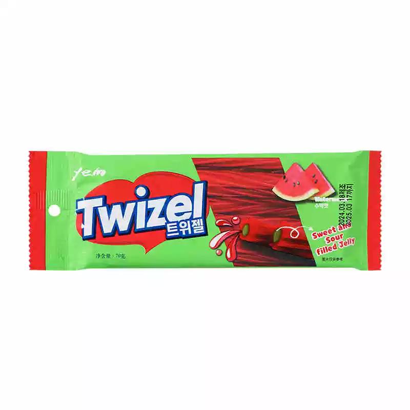 YEM Lange Gevulde Snoepjes 70g, 4 smaken | Zoete Rijke Vulling Smaak, Kauwbare Textuur, Handige Snack