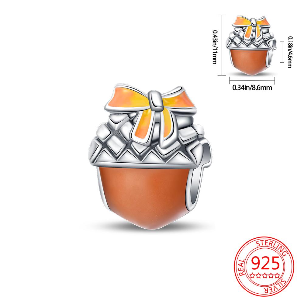 

Аутентичный медный Шарм-бусина Шармы Роскошная Коричневая Шишка Животное Шарм-бусины Совместимые С Браслетами Сделай Сам Женский Изготовление Изящный Подарок