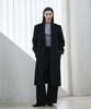 PLUNASTUDIO Wool Classic Double Coat_Black