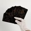 10.3*6 Cm Classic Black Rider Waite Tarot Deck In Russian Language with Guidebook for Beginners 78 Pcs Tarot Cards