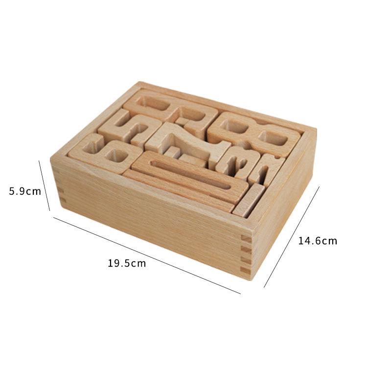 Montessori Wooden Number Blocks for Kids – 3D Stacking and Early Education Toys
