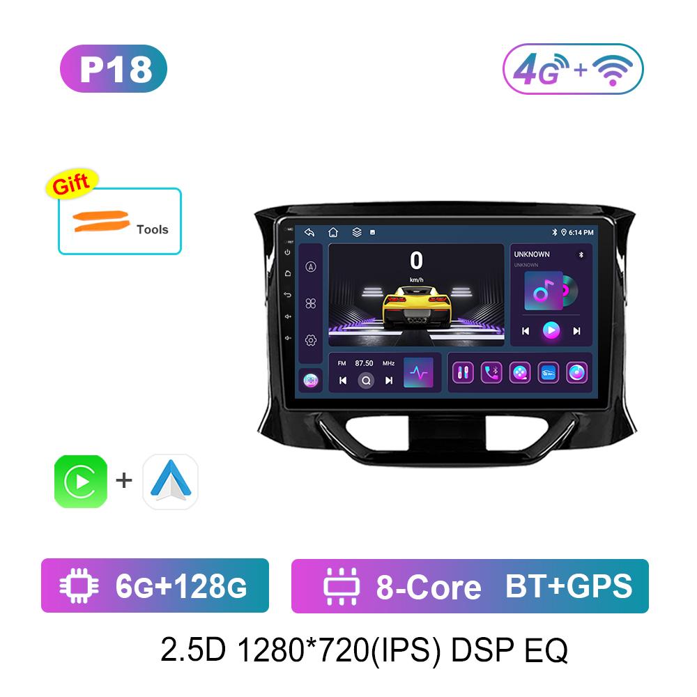 Android Car Radio Multimedia Video Player for LADA X ray Xray 2015 - 2019 GPS Navigation 4G WiFi Bluetooth HD Touch Screen
