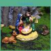 Resin Christmas Scene Figurines With Style Family Set For Holiday Decorations