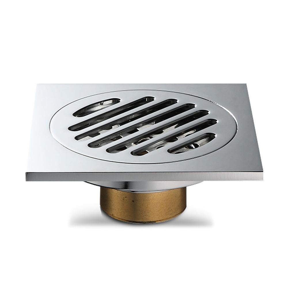 Square Shower Drain 4 Inch Size Sink Strainer Durable Hair Catcher  Shower Area