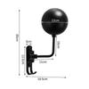 Motorcycle Helmet Rack Wall Mount Helmets Display Holder 180 Degree Keys Jacket Hanger Living Room Accessories