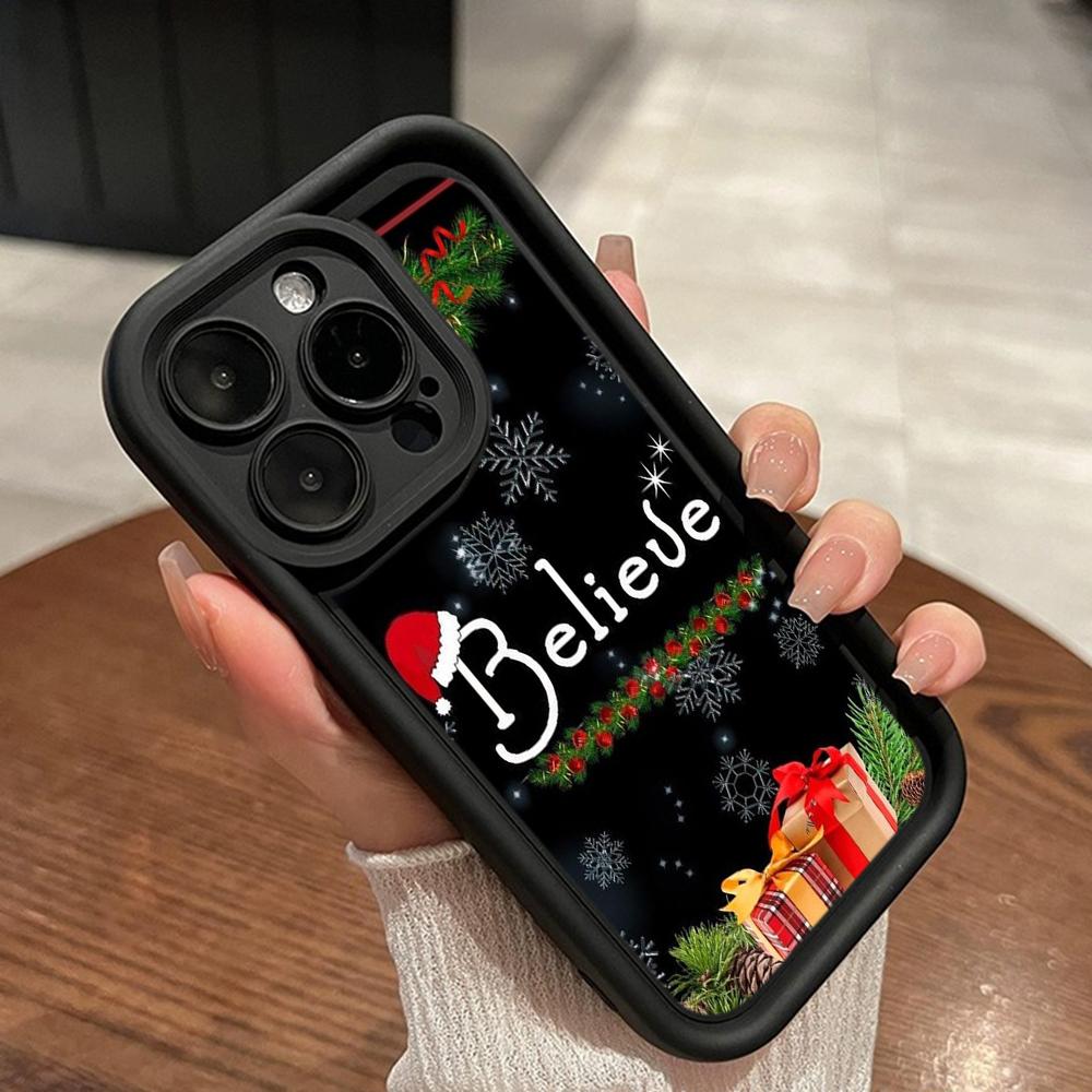 Měkké pouzdro Sky Eye Ladder pro Samsung A06 A15 A25 A35 A55 A14 A24 S23 S24 FE Všechny modely Samsung Pouzdra na telefon NY41 Vánoční stromeček Santa Claus