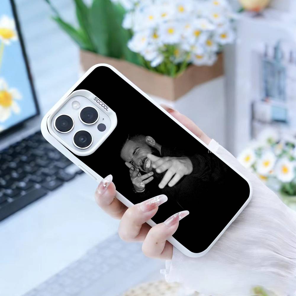 Singer Rapper D-Drake Phone Case For IPhone 16 17 15 14 12 13 Pro Max white Color Shockproof Cover