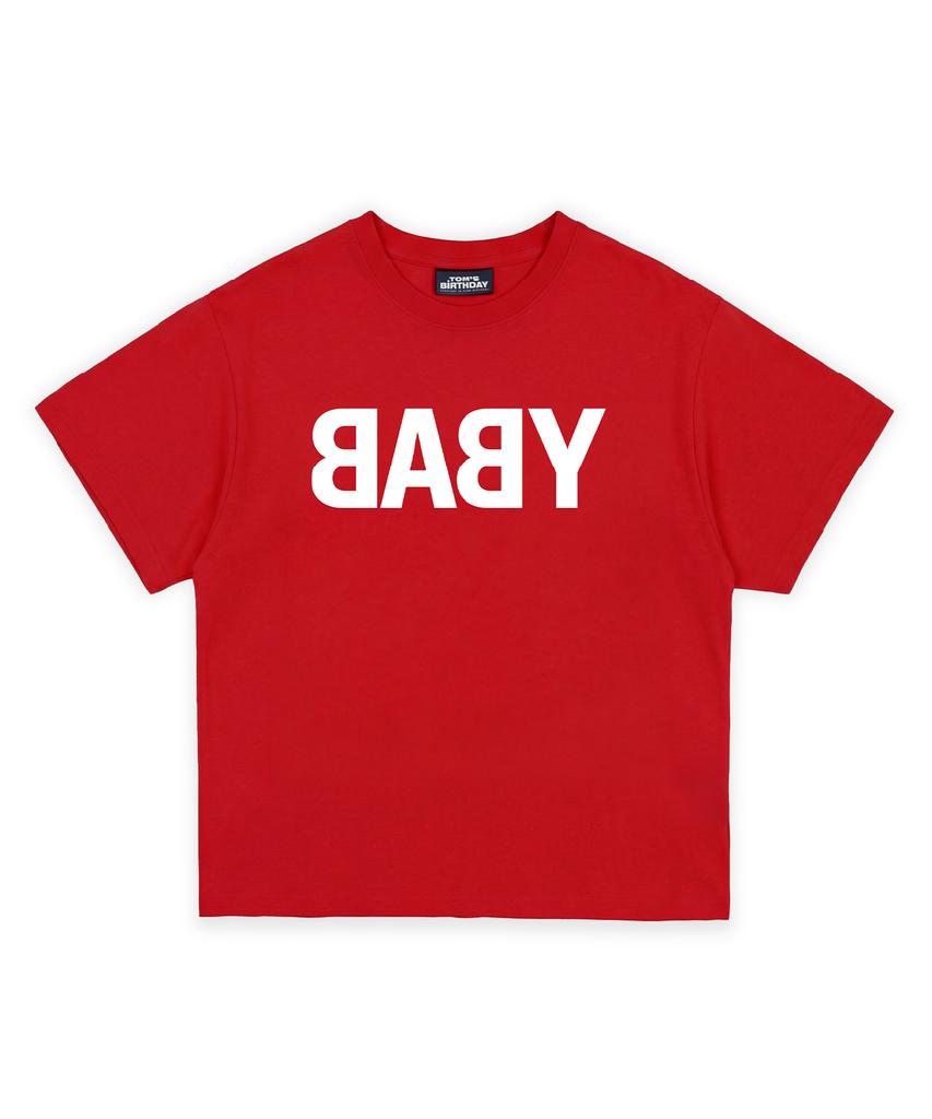 Tomseubeolseudei Baby Half T-Shirt Red