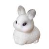 10Pcs Miniature Rabbit Figurines Resin Animal Statues Perfectly for Easter Decorations and Birthday Cake Toppers