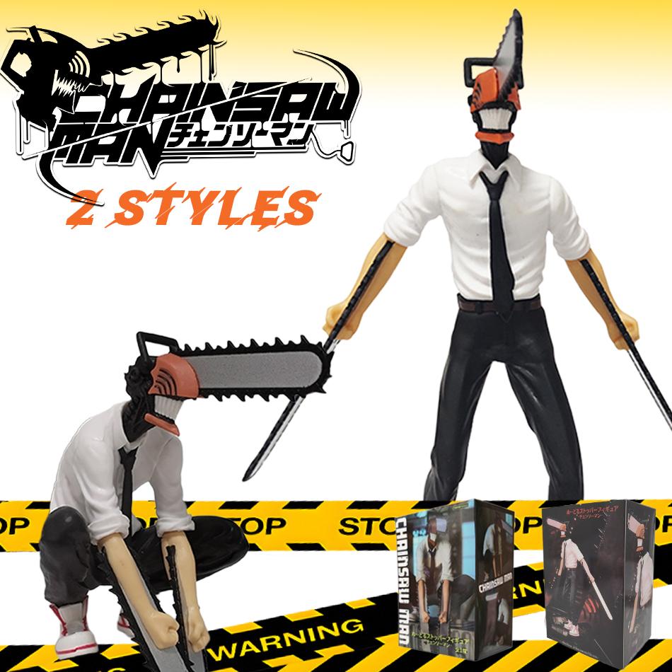 18cm Chainsaw Man Anime Figure Boutique Action Figure Pvc Boxed Set Anime Collectibles Adult Collection Model Doll Toys Gift