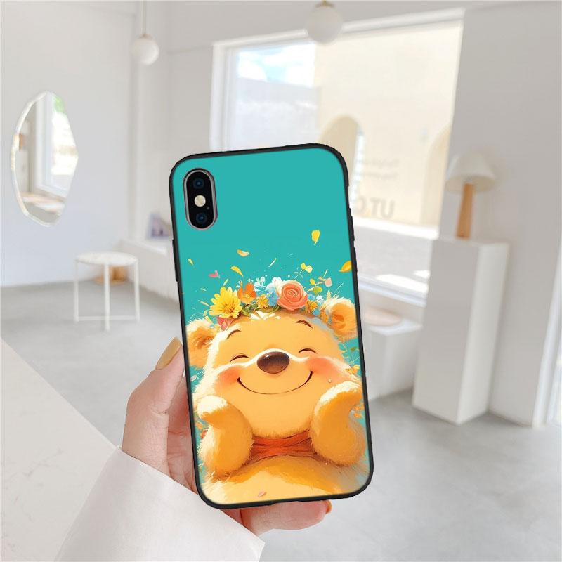 CJ104 Winnie the Pooh Soft Shell Phone Case for Redmi Note 8 9 Pro Max 9S 9T 9C NFC 8T 8A 10A A4