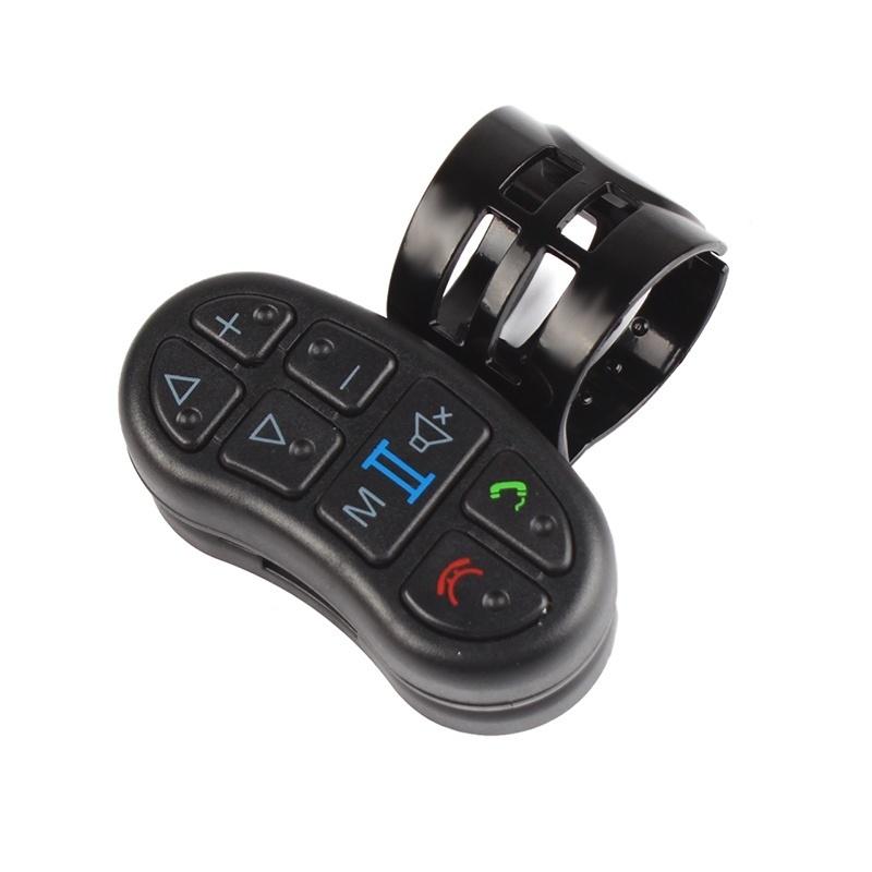 Pulsante Controllo Volante Wireless Universale Con LED Per Auto Android – Regolazione Volume, Chiamate E Brani