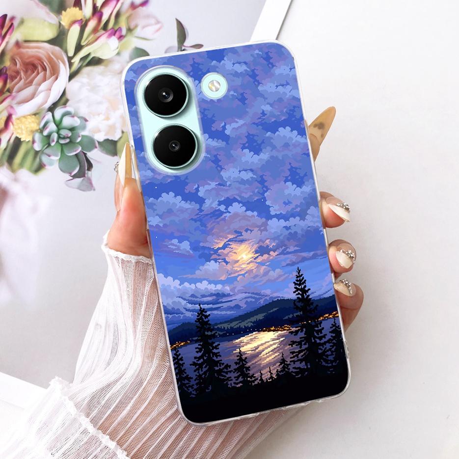 For Xiaomi Poco X8 Pro 5G Case Cute Cat Peacock Painted Cover Soft Slim Phone Case For Xiaomi Poco X8 Pro Max PocoX8 Pro 5G Bags