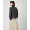 Cc Collect Wool Blend Round Neck Crop Jacket C253msf002