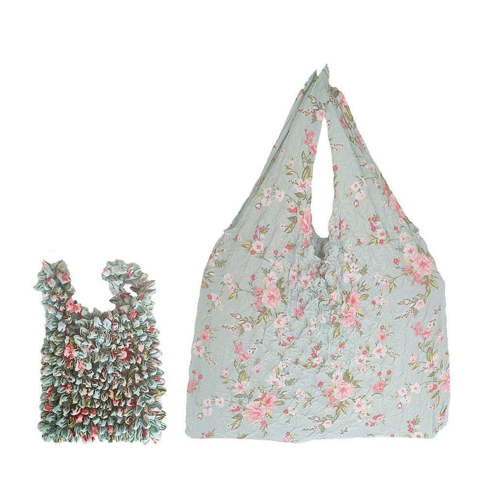 Collapsible Telescopic Pineapple Bun Handheld Shopping Bag