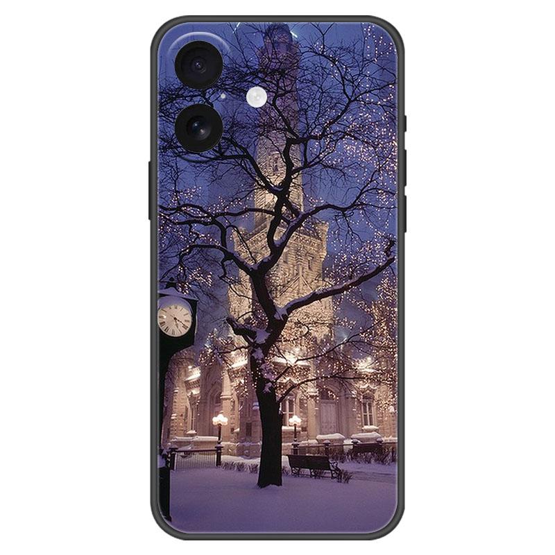 For IPhone 17 Pro Max 17Air Case Christmas Painted Funda Soft TPU Silicon Phone Cover For IPhone Air 17 17Pro 17ProMax Case Etui