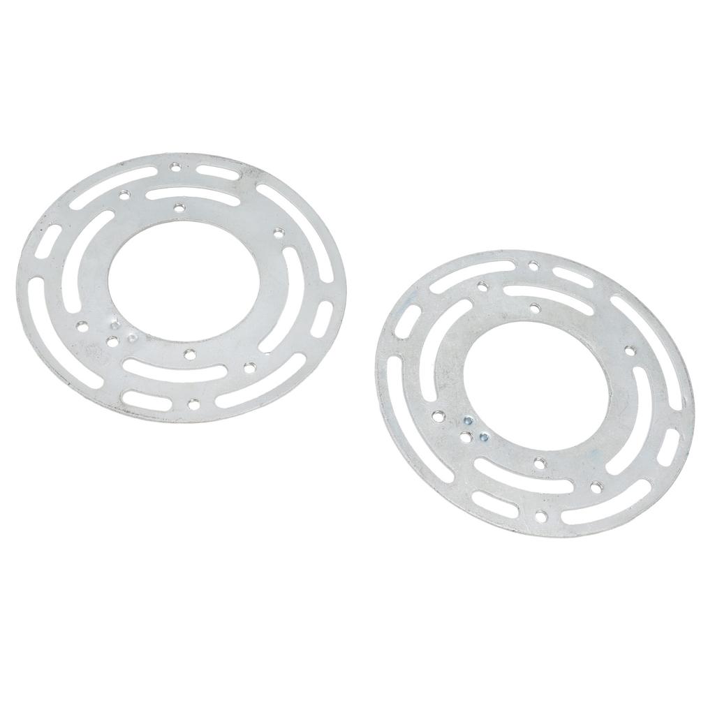 2 Set Light Fixture Mounting Bracket 4in Universal Lighting Steel Circle Crossbar Ceiling Fan Plate Complete Accessories