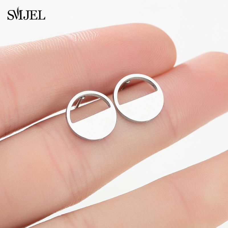 Fashion Genshin Impact Earring Stainless Steel Hydro Dendro Anemo Electro Cryo Pirate Earrings For Women Cosplay Ear StJewelry