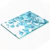 Glass Kitchen Serving Board With Abstract Sphere Graphics 80X52 Cm