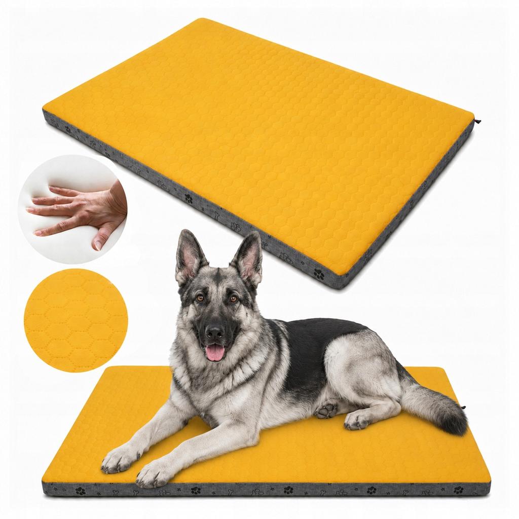 [20] Orthopedic Dog Bed, Pet Mattress 120x90cm LNIKO120R