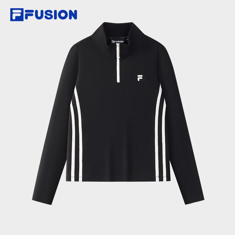 FILA FUSION Women s Knit Long Sleeve Half-Zip T-Shirt S