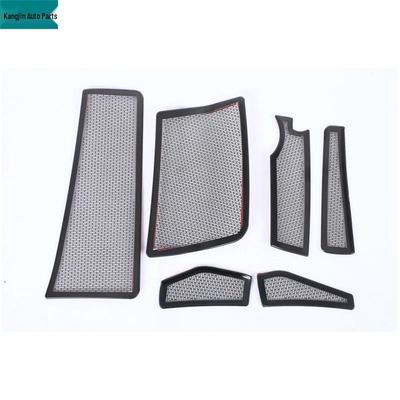 Black Titanium Dustproof Speaker Cover for Front Pillar Air Vent - Deep Blue 25 Model S05 Stainless Steel Interior Modification
