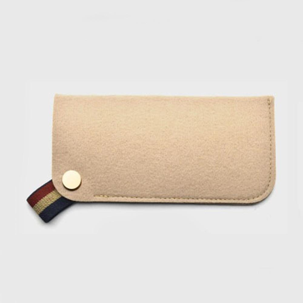 High-Quality Minimalist Felt Eyeglass Bag Portable Ultra-Light Sunglass Case for Men and Women 5 Colors Eyeglass Protective Case