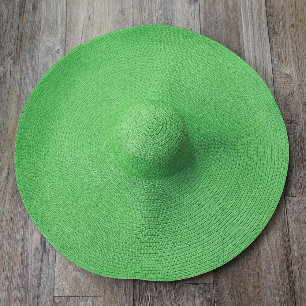 Women's European and American style sunshade hat, beach photo hat, wide-brim hat, foldable straw hat, sun hat CM