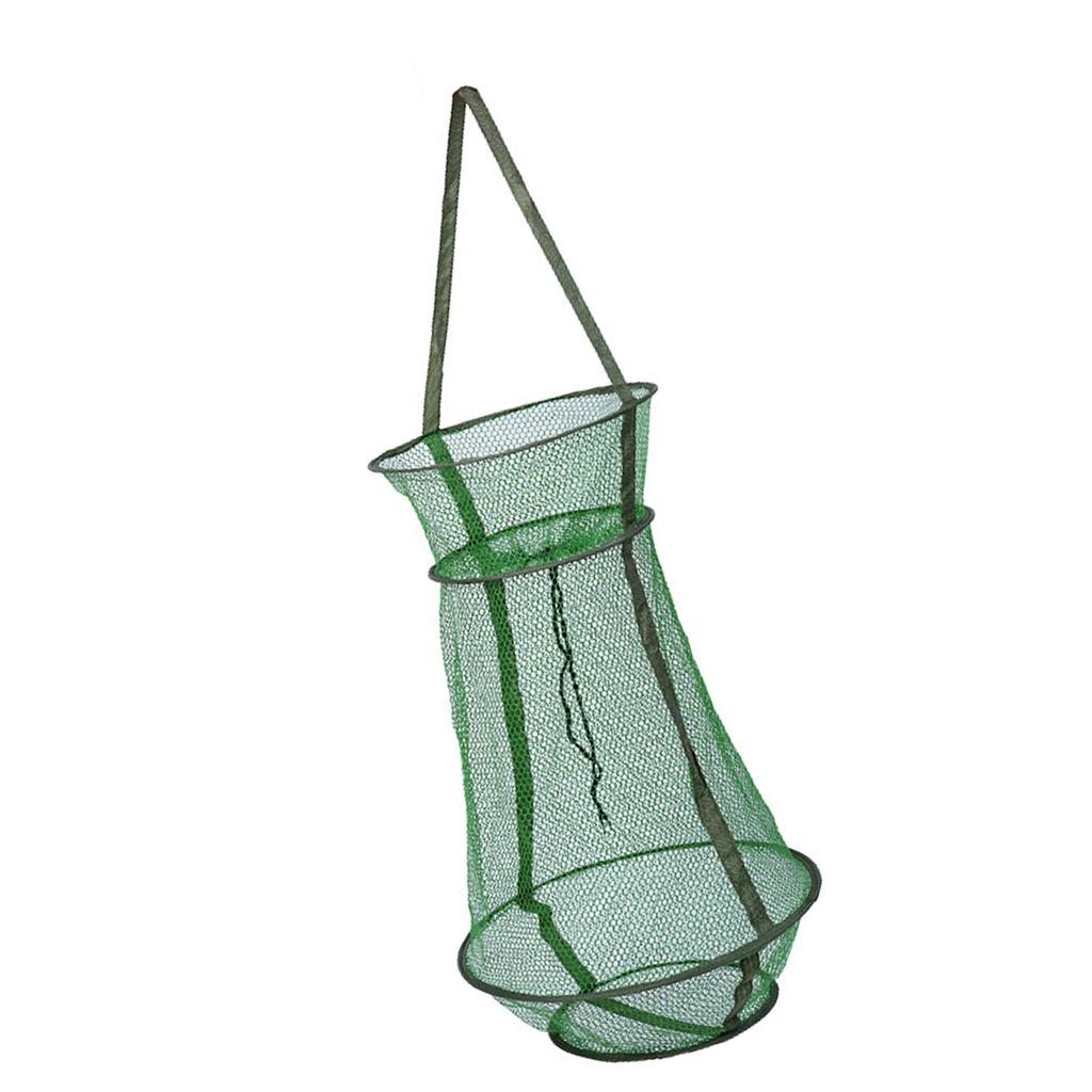 Fishing Trap Net Portable Fishing Net 3 Layer Round Folding Fishing Mesh Cage Cast Net Outdoor Fishing Accessories