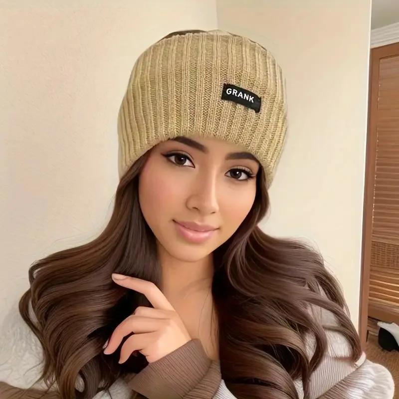 1/4pcs Autumn and Winter Minimally Wearing Women's Bag Head Fashion Headcover Warm and Forehead Protective Sports Headscarf