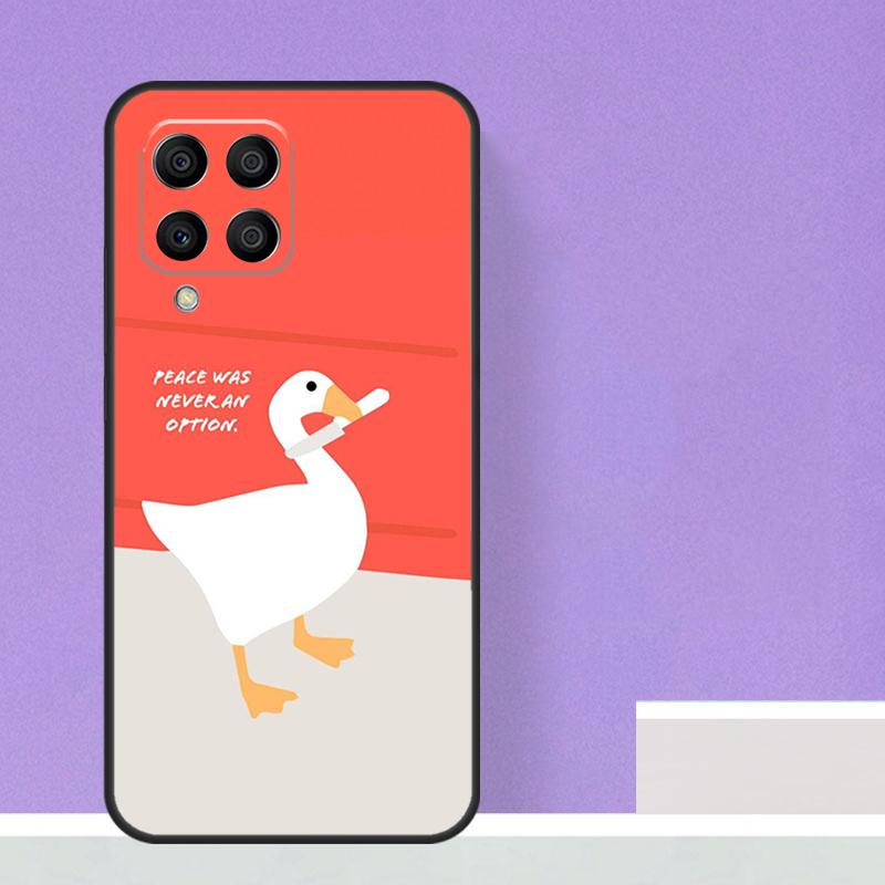 Cartoon Funny Goose Case For Samsung Galaxy M14 M34 M54 M31 M11 M13 M53 M51 M12 M32 M52 M16 M36 M56 M15 M35 M55