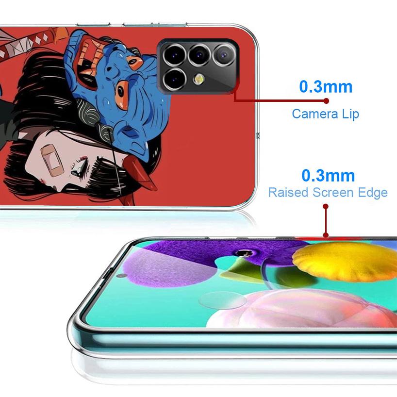 Japanese Style Anime Girl Phone Case For Samsung Galaxy A17 A16 A15 A14 A13 A57 A56 A55 A54 A53 A37 A36 A35 A34 A33 A26 A25 A24