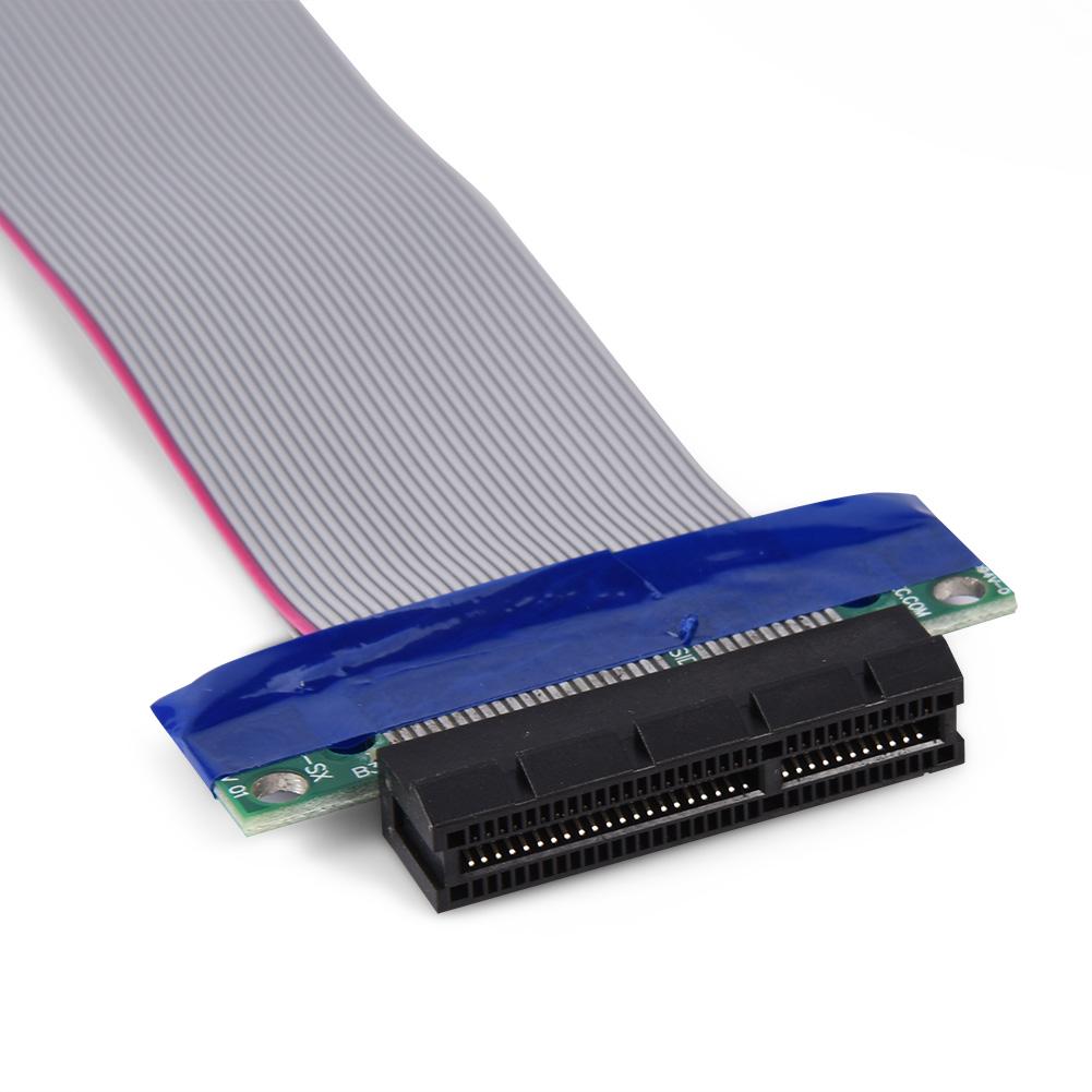 PCI E Professional 4X To 4X Male To Female VGA Graphics Card Extended Ribbon Cable