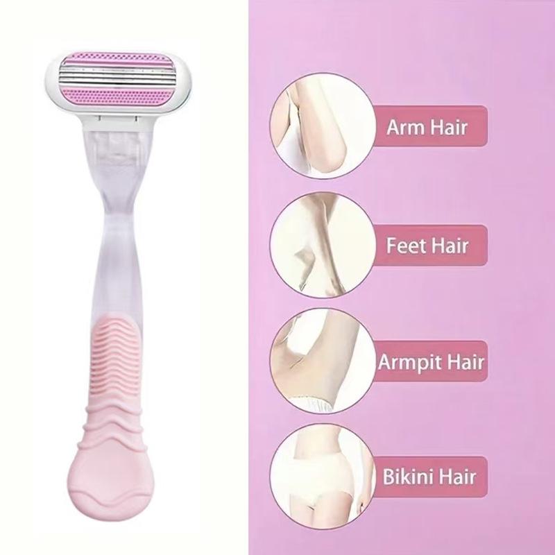 Women's Triple-Blade Underarm Razor with Replaceable Head