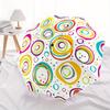 1pc Colorful Circles Automatic Open/Close Umbrella, Portable Folding Umbrella for Everyday Use Yy250826071