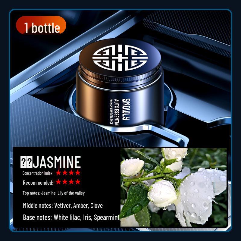 Luxury Cross-border Car Air Freshener: Long-lasting Solid Perfume Ornament with Light Fragrance for Men and Women.