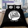 Sk Sturm Graz Crest Custom Name Pattern Bedding Quilt Set Quilt Cover Pillowcase Home Birthday Gift(1 * duvet cover + 2 * pillowcase, without core)