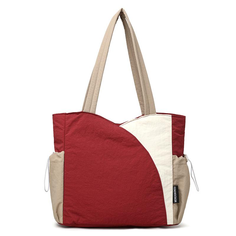 Ladies' Handbag, Work Bag, Travel Daily Handbag, and Color-blocking Bag